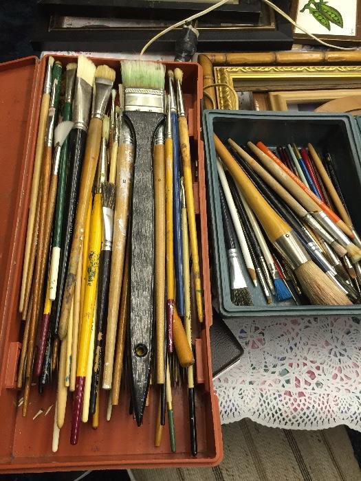 So many art supplies, if you are an artist check back as we will ad more pics as we unpack more 