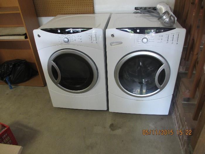 Very nice like new GE Front loader Washer and Dryer