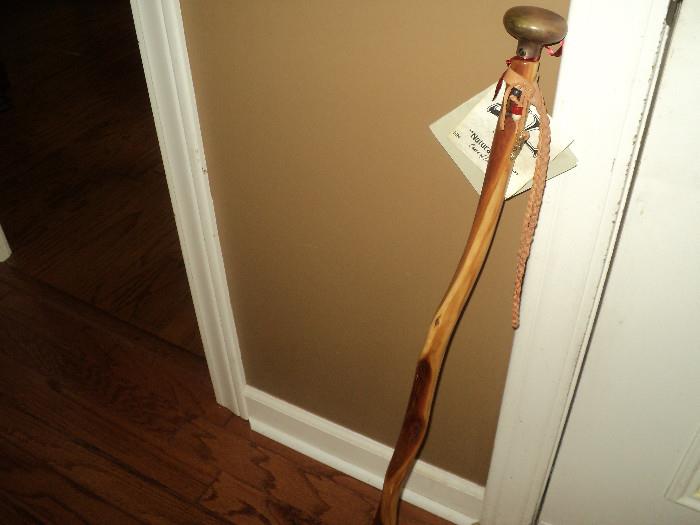Hand made walking stick by Mississippi artist!