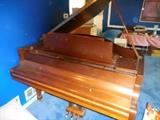 K,Kawai Baby Grand Piano with Bench. Teak Wood