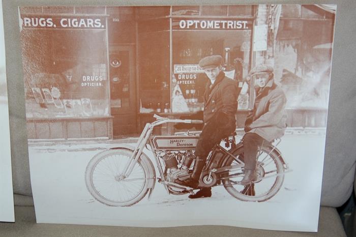 Harley Davidson vintage print (reproduction)