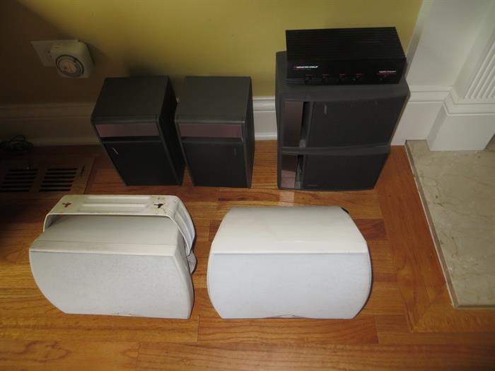 Bose and Klipsch outdoor speakers