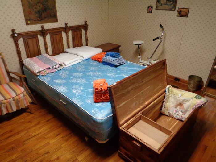 Queen Bed and Cedar Chest