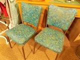 retro pair kitchen chairs