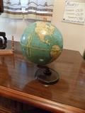 small vintage globe