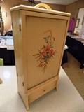 wooden sewing cabinet