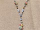 antique glass necklace