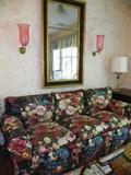 Sconces are for sale. Sorry couch and mirror are not included in the sale.