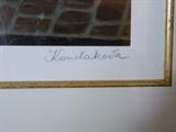 Kondakova Serigraph with letter of authenticity.