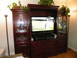 TV NOT FOR SALE -- Just entertainment ctr.