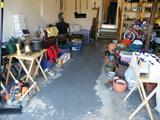 Treasure trove in the garage-a diggers delight. Items range from current nursing text books to cobalt glass, pots, lamps, shoes some tools etc.