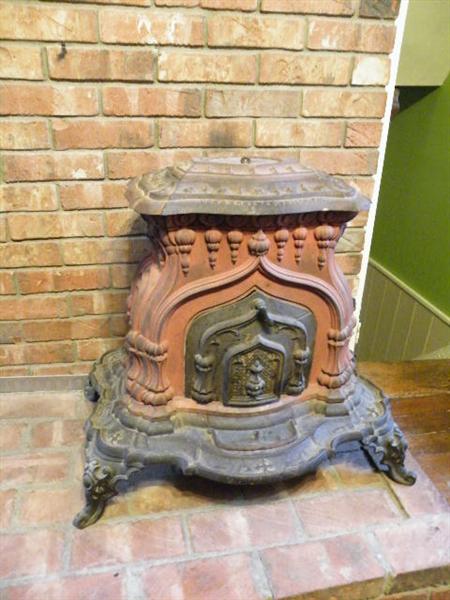 Beautiful 1800's parlor stove in excellent condition.