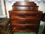 Gorgeous antique dresser, nice wood.