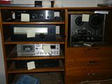 sorry technics cassette deck and pink noise generator have been removed by the family.