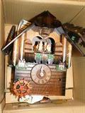 Beautiful detail of the Original Black Forest Cuckoo clock. New in box.