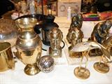 Brass collection home decor.