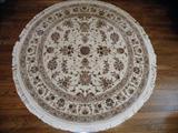 64" Round oriental rug