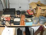 Collection of vintage camera equipment. Still, motion, projectors, accessories.