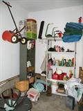 Diggers delight in the garage!