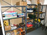 Basement items-shelving is also for sale!
