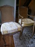 detail on the Kindle dining room chairs