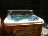 4 person Hawkeye hot tub