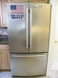 LG stainless steel refrigerator, freezer