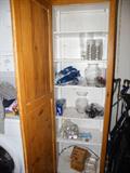 Inside detail of antique cabinet