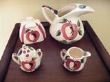 A nice collection of Purinton slip ware