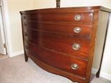 Beautiful Mahogany chest of drawers, use as a server as well!