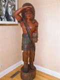 Cigar store Indian originally from a cigar store in Brooklyn.