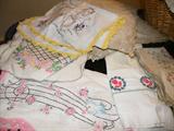 Beautiful hand embroidered linens