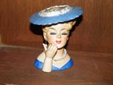 lady head vase