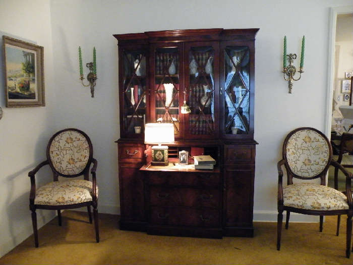 Family decided chairs in picture are NOT part of the sale. Everything else is though!