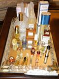 Perfume-White shoulders, Chanel No. 5, Estee Lauder, Fendi etc.
