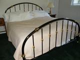 King size brass bed