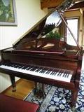 Absolutely GORGEOUS Mahogany JS Hamburg mid-size baby grand piano. Only 7 years old-still under warranty!