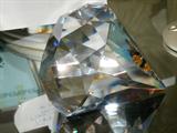 Tiffany and Co. "diamond" paperweight.