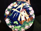 Maling Majolica windmill plate.
Great colors.