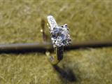Close-up of this gorgeous engagement ring!