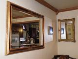 Gorgeous mirrors imported from Italy.