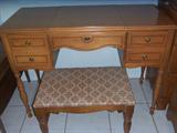 Ladies vanity. Matches bedroom suite. Sold separately from the bedroom suite.