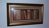 artwork "old books" 15 1/2" x 48"