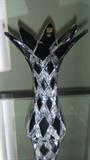 Czech. lead crystal cut glass 11" tall