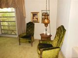 Brass swag lantern