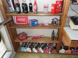 Collection of Coca Cola memorabilia.