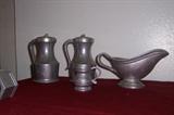 Wilton-Columbia salt and pepper, gravy boat, small child mug