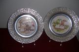 Wilton Armetale Saturday/Sunday collectible plates