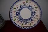 Hand painted in Spain .Round bowl 12" diameter