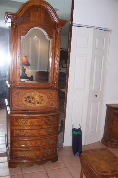 Vintage 1960's Secretary/Bookcase
